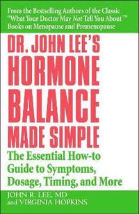 bokomslag Dr John Lee's Hormone Balance Made Simple
