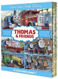 bokomslag Thomas & Friends Little Golden Book Library (Thomas & Friends): Thomas and the Great Discovery; Hero of the Rails; Misty Island Rescue; Day of the Die