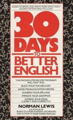 bokomslag Thirty Days to Better English