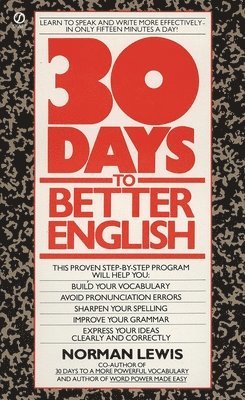 bokomslag Thirty Days To Better English