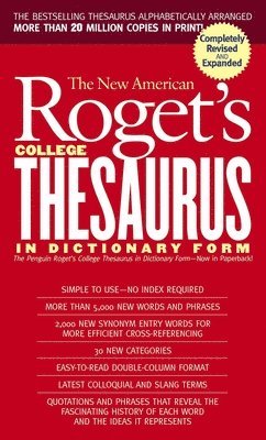 New American Roget's College Thesaurus In Dictionary Form (Revised & Updated) 1