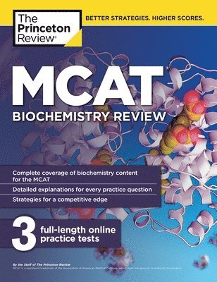 bokomslag MCAT Biochemistry Review