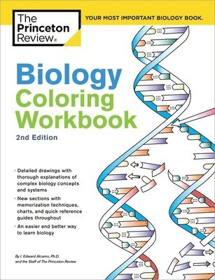 The Princeton Review, Edward Alcamo - Biology Coloring Workbook, 2nd Edition, Häftad