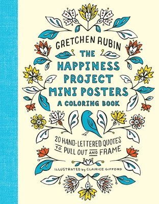 bokomslag Happiness Project Mini Posters: A Coloring Book