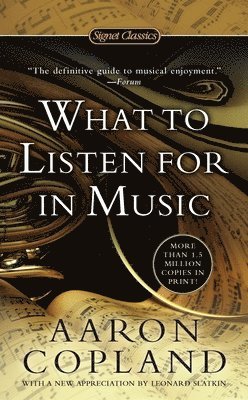 What to Listen For in Music 1