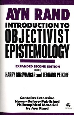 bokomslag Introduction to Objectivist Epistemology