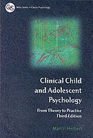 bokomslag Clinical Child and Adolescent Psychology