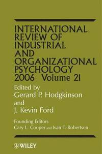 bokomslag International Review of Industrial and Organizational Psychology 2006, Volume 21