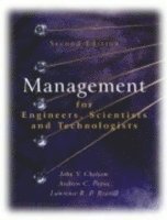bokomslag Management for Engineers, Scientists and Technologists