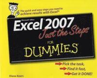 bokomslag Microsoft Office Excel 2007 Just the Steps For Dummies