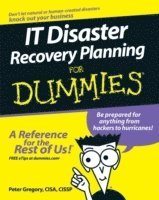 bokomslag IT Disaster Recovery Planning For Dummies