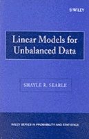 bokomslag Linear Models for Unbalanced Data
