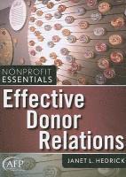 bokomslag Effective Donor Relations