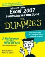 bokomslag Microsoft Office Excel 2007 Formulas & Functions for Dummies
