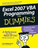 bokomslag Excel 2007 VBA Programming for Dummies