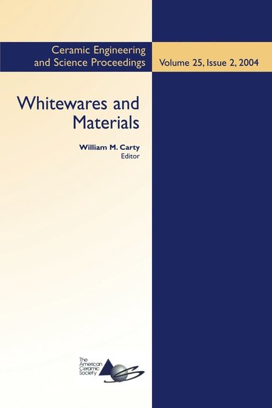 Carty, William M. Carty - Whitewares and Materials, Häftad