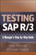 Testing SAP R/3 A Manager's Step-by-step Guide 1