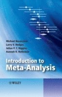 bokomslag Introduction to Meta-Analysis