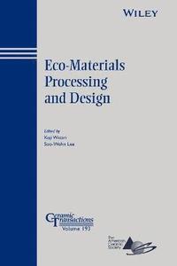 bokomslag Eco-Materials Processing and Design
