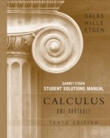 bokomslag Calculus: One Variable, 10e Chapters 1 - 12 Student Solutions Manual