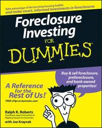 bokomslag Foreclosure Investing For Dummies