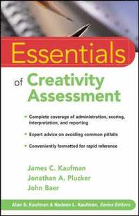 bokomslag Essentials of Creativity Assessment