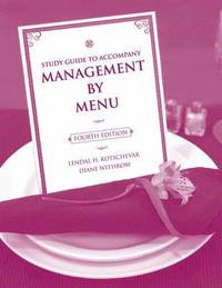 bokomslag Management by Menu, 4e Study Guide