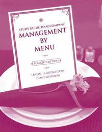 bokomslag Study Guide to accompany Management by Menu, 4e