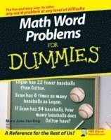 Mary Jane Sterling - Math Word Problems For Dummies, Häftad
