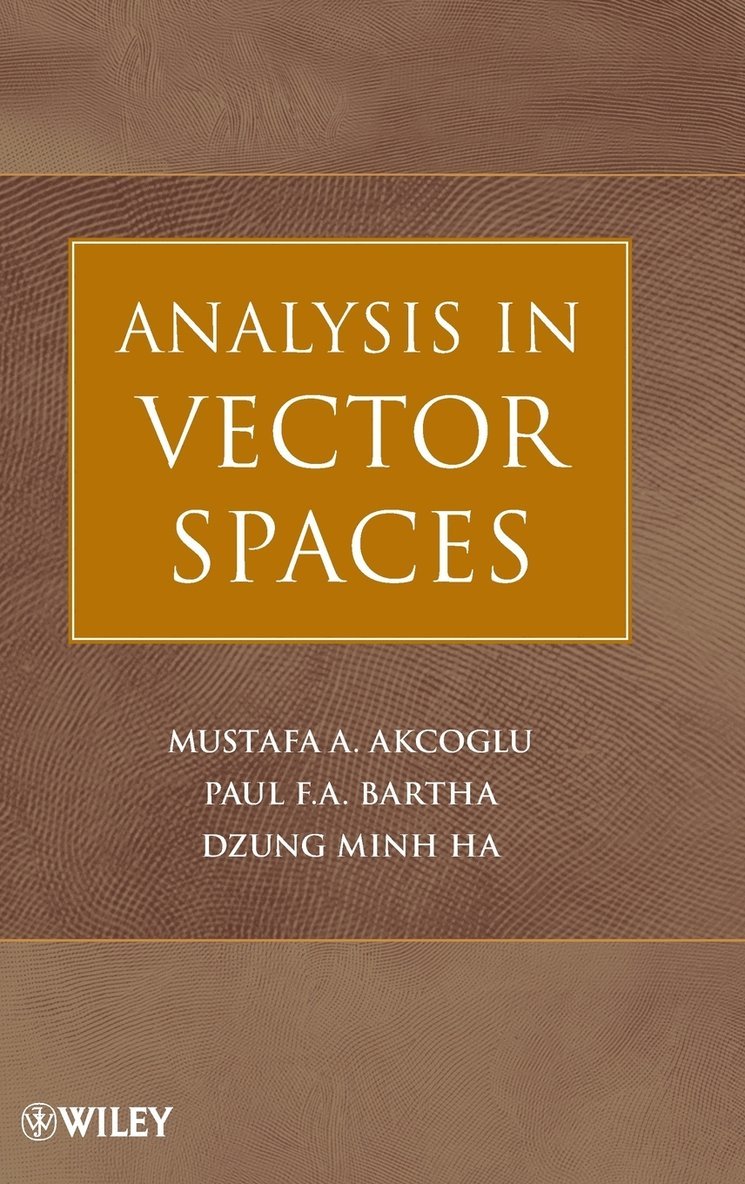 Analysis in Vector Spaces 1