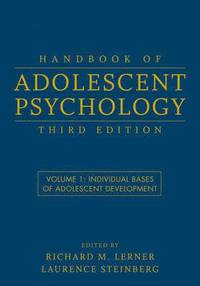 bokomslag Handbook of Adolescent Psychology, Volume 1