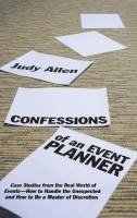 Judy Allen - Confessions of an Event Planner, Inbunden