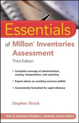 Stephen Strack - Essentials of Millon Inventories Assessment, Häftad