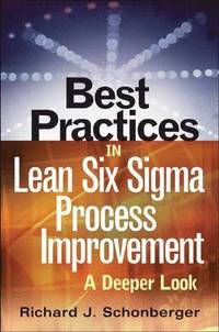 bokomslag Best Practices in Lean Six Sigma Process Improvement