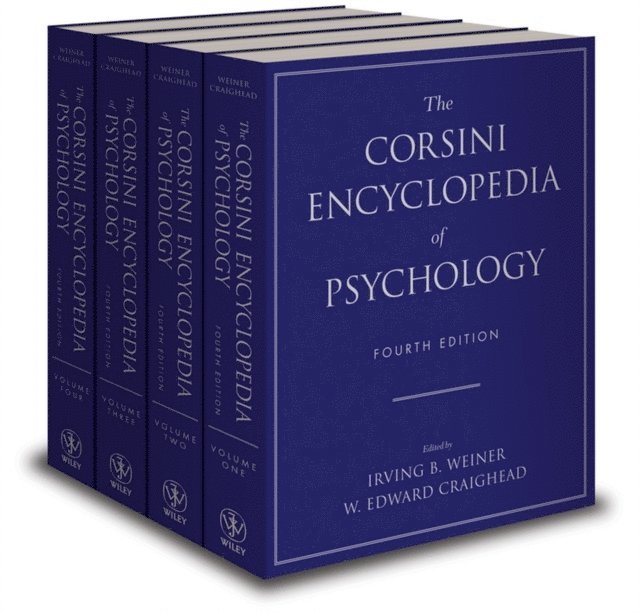 Corsini Encyclopedia of Psychology, 4 Volume Set