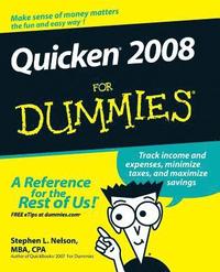 bokomslag Quicken 2008 For Dummies