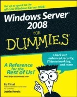 bokomslag Windows Server 2008 For Dummies