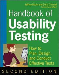 bokomslag Handbook of Usability Testing 2nd Edition