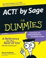 bokomslag ACT! by Sage For Dummies 9th Edition