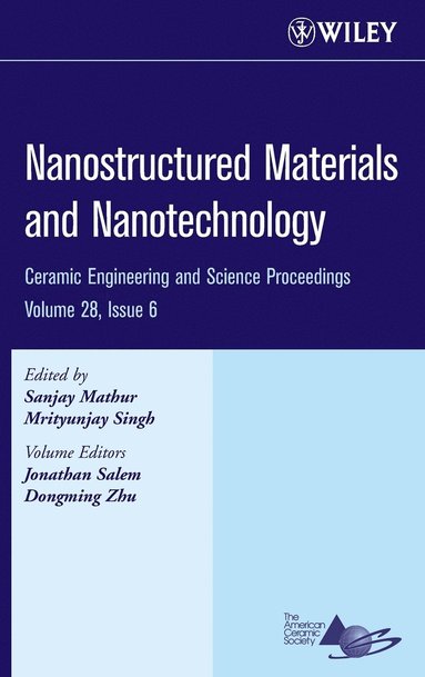 Mathur, Salem, Sanjay Mathur, Mrityunjay Singh - Nanostructured Materials and Nanotechnology, Volume 28, Issue 6, Inbunden
