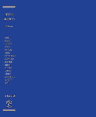 bokomslag Organic Reactions, Volume 70