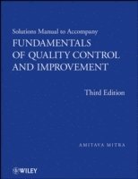 bokomslag Fundamentals of Quality Control and Improvement, Solutions Manual