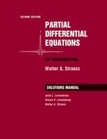 Julie L. Levandosky, Steven P. Levandosky, Walter A. Strauss, Walter A. (Brown University) Strauss, Julie L Levandosky, Steven P Levandosky, Walter A Strauss - Partial Differential Equations: An Introduction, 2e Student Solutions Manual, Häftad