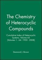 Desmond J. Brown - Cumulative Index of Heterocyclic Systems, Volume 65 (Volumes 1 - 64: 1950 - 2008), Inbunden