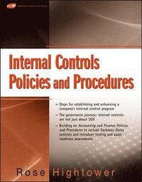 bokomslag Internal Controls Policies and Procedures