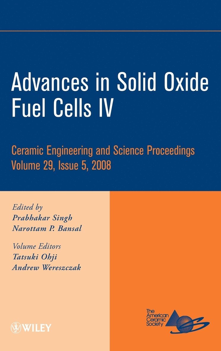 Advances in Solid Oxide Fuel Cells IV, Volume 29, Issue 5 1