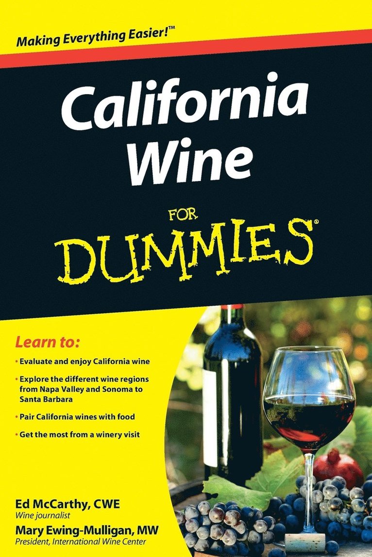 California Wine For Dummies 1