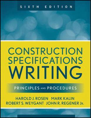 Construction Specifications Writing 1
