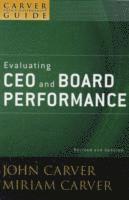 bokomslag A Carver Policy Governance Guide, Evaluating CEO and Board Performance