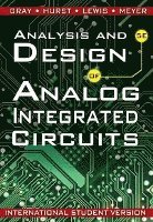 bokomslag Analysis and Design of Analog Integrated Circuits, International Student Ve